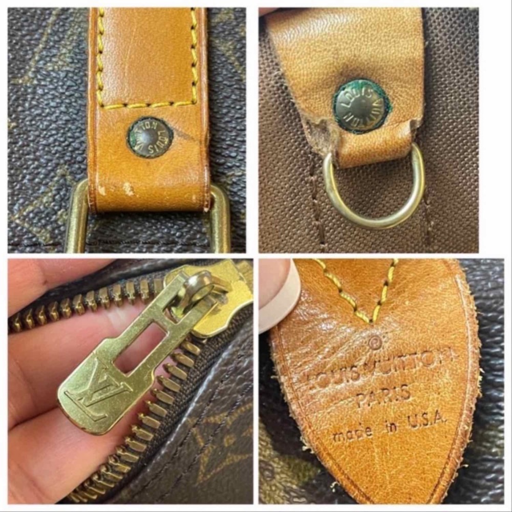 Louis Vuitton Brown Monogram Travel Bag - Picture 5 of 8